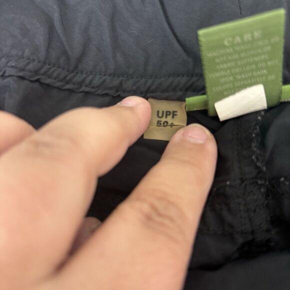 REI Shorts Womens Sz 12 Black Hiking Shorts 5-pocket Wicking UPF 50+ - Picture 3 of 12